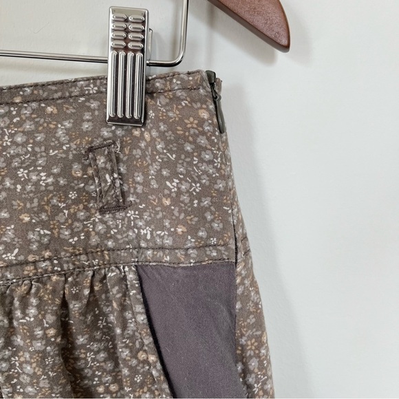 TAUPE Floral Miniskirt Ditsy Floral Fairy Grunge Whimsical Size 6 edc by Espirt - Picture 4 of 10